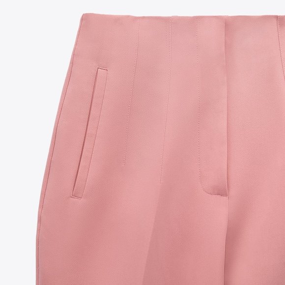 ZARA HIGH-WAISTED PANTS - Picture 7 of 9